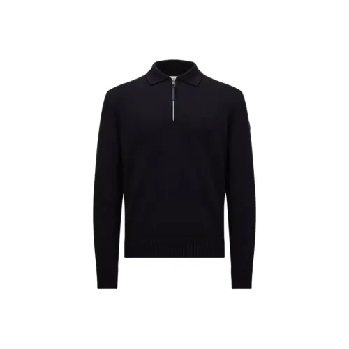 Moncler Поло Мужское Морской Синий