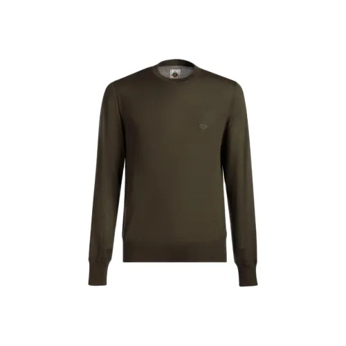 BALLY Adrien Brody Travel Collection FW24 Трикотаж Мужской Армейский зеленый