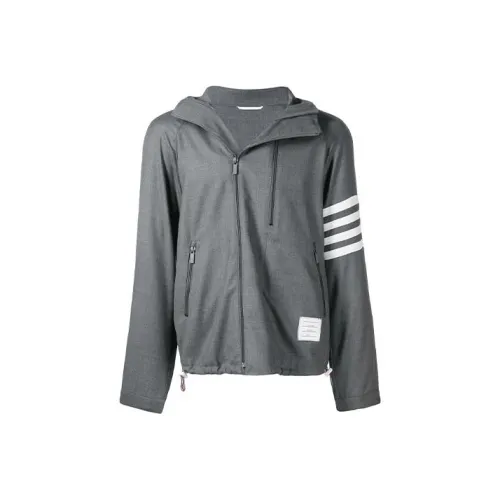 THOM BROWNE Серый Мужской Куртки