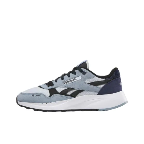 Reebok Classic Leather Low Топ Повседневные Беговые Кроссовки Унисекс Синие Серые