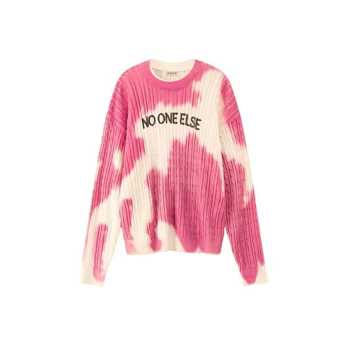 NO ONE ELSE Розовый Tie Dye Унисекс Трикотаж