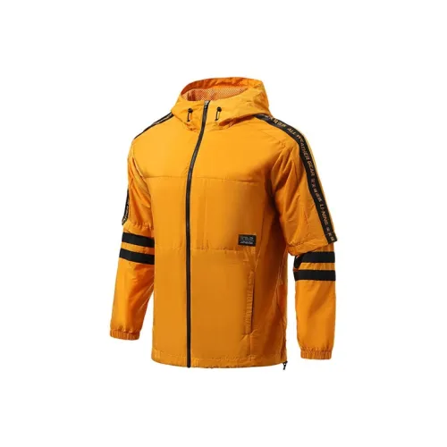 LINING Training Collection Fitness Collection Куртка Мужская Пылающий Песочный Желтый