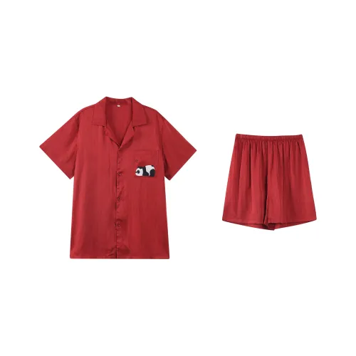 XUANZHITING Пижамный комплект мужской красный