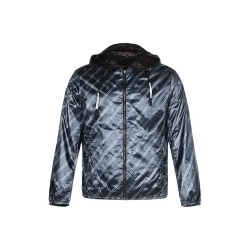 EMPORIO ARMANI Темно-синие мужские куртки