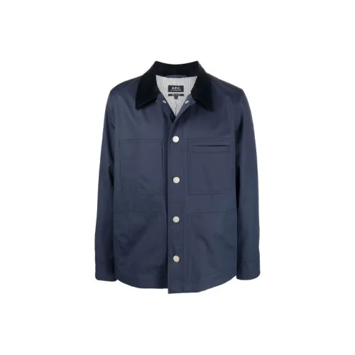 A.P.C. Joint Paragraph Синий Мужской Куртки