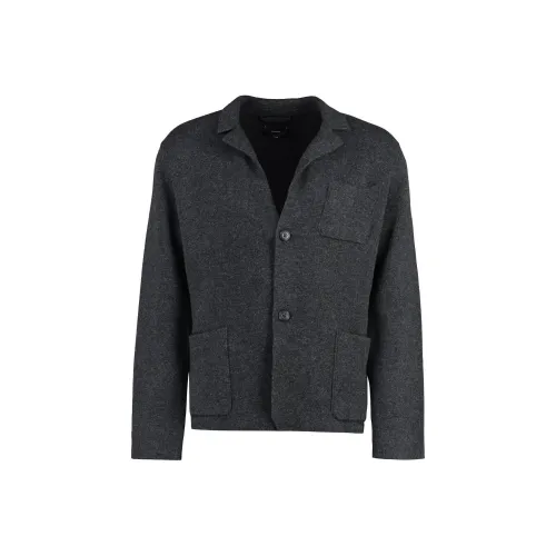 VINCE Темно-серый мужской трикотаж