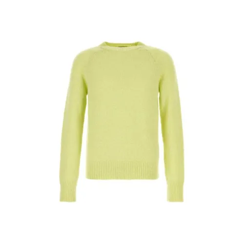 DRIES VAN NOTEN Лайм Мужские Свитера