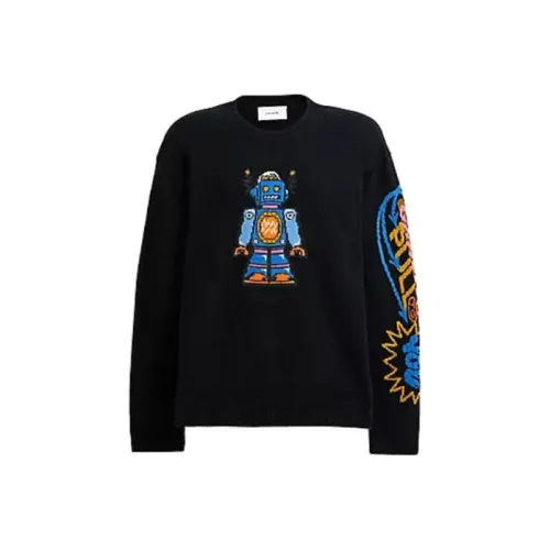 COACH Мужские черные свитеры