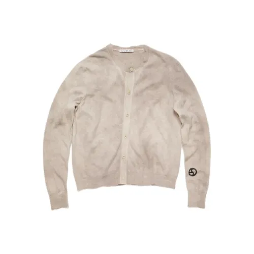 Acne Studios SS24 Свитер Мужской Винтаж Бежевый