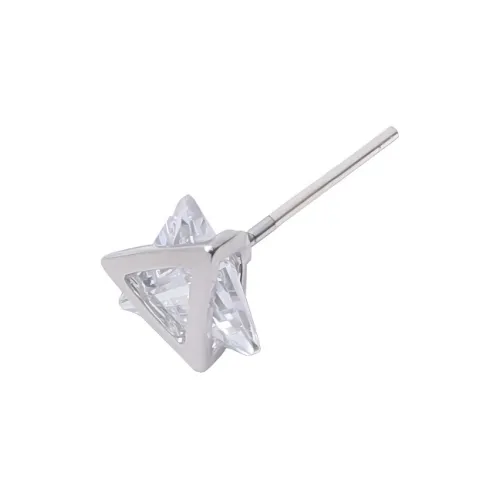 B Z Copper Alloy Stud Earrings Unisex B Z Медный Сплав Серьги-гвоздики Унисекс