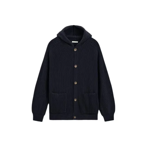 ZARA Морской синий Мужские свитера