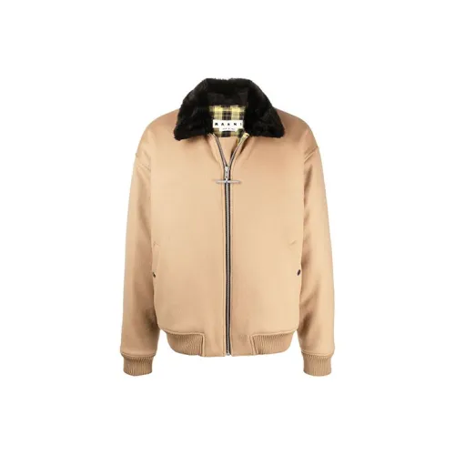 MARNI Коричневый Мужские Куртки