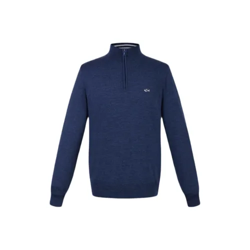 Paul Shark Yachting Свитер Мужской Серый Синий