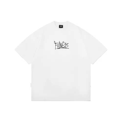 FOH Лето T-рубашка Свободный крой Унисекс