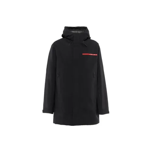 PRADA Мужские черные куртки