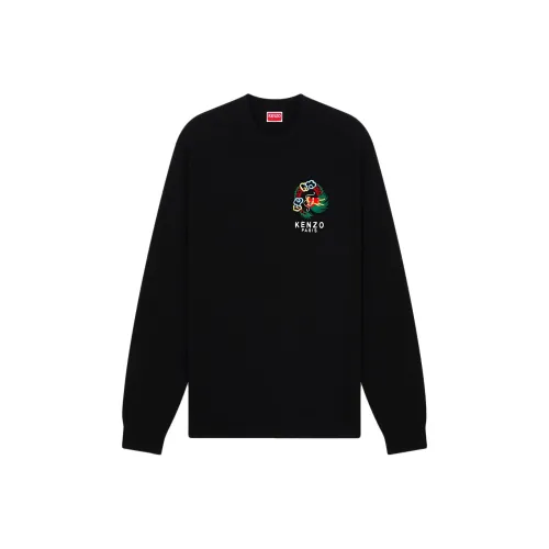 KENZO Мужские черные свитеры