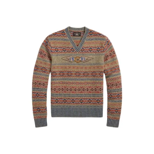 DOUBLE RL SS25 Свитер Мужской Многоцветный