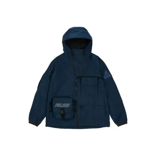 Дворцово-синие унисекс куртки