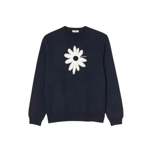 Sandro Трикотаж Мужской Темно-синий