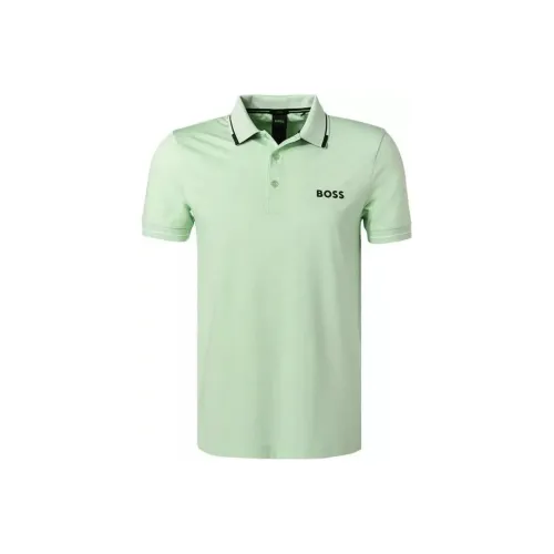 Hugo Boss Поло Мужское Зеленое