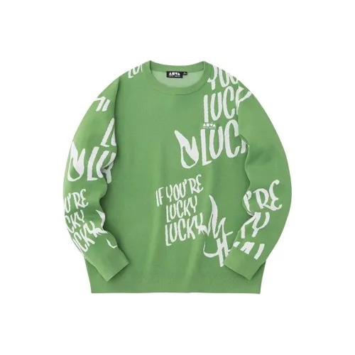 ANTA Life Collection Трикотаж Унисекс Удача Зеленый Папирусовый Белый