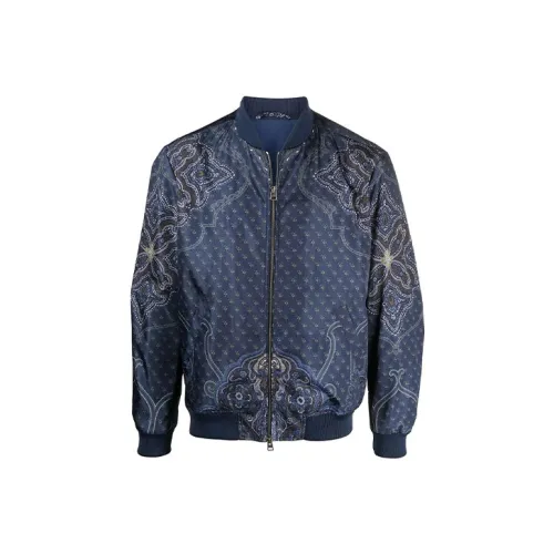 ETRO Мужские Синие Куртки