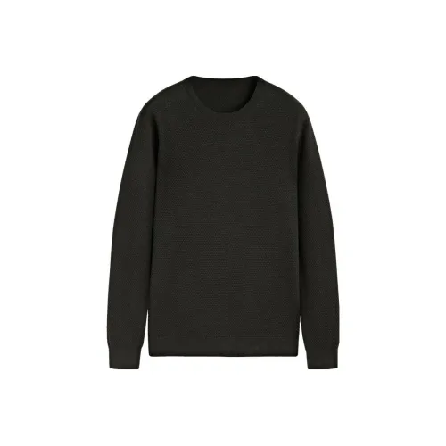 Massimo Dutti Свитер Мужской Черный Серый
