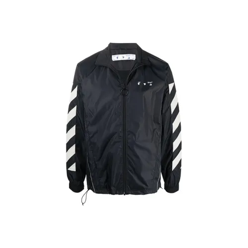 Off Белый FW21 Черный Мужские Куртки