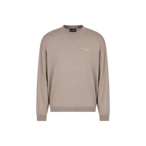 EMPORIO ARMANI Свитер Мужской Светлый Умбра