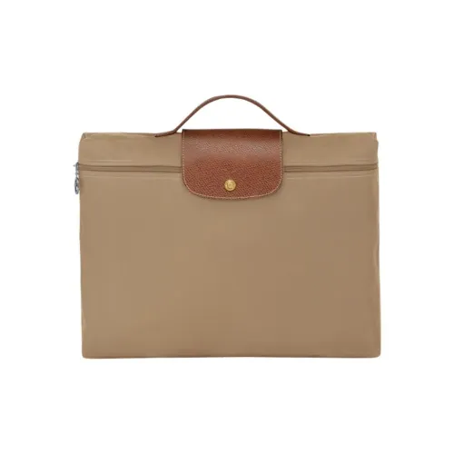 LONGCHAMP Le Pliage Холст Доска Доска Сумка Маленькая Женская Коричневая Желтая