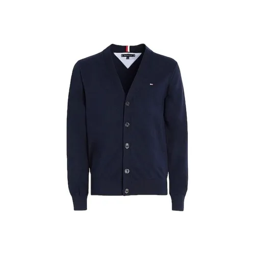Tommy Hilfiger Темно-синие мужские свитеры
