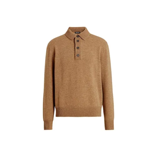 Zegna 24 Осенне-зимний Трикотаж Мужской Ллама Цвет