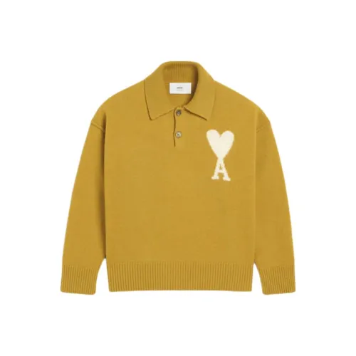 AMIPARIS Имбирно-желтый Унисекс Свитеры