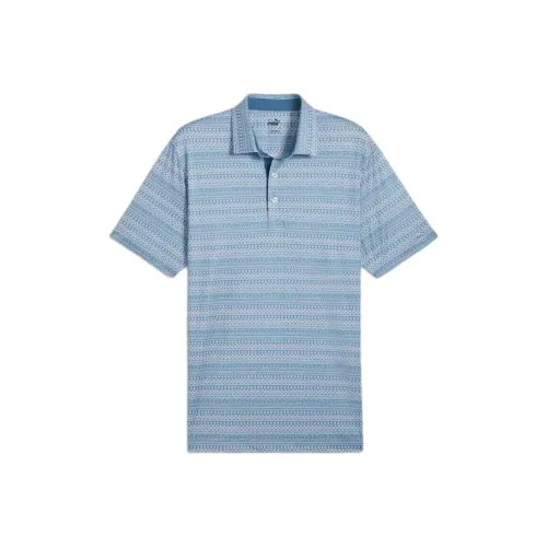 PUMA x MICRO Isle Поло Мужское Синее