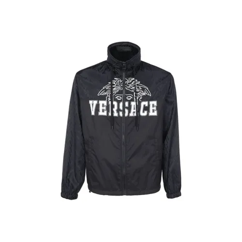 VERSACE Куртки и Пальто Мужской Черный