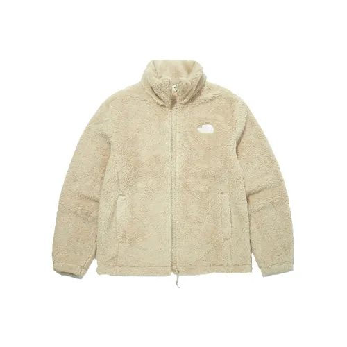 THE NORTH FACE Осенняя куртка унисекс бежевого цвета