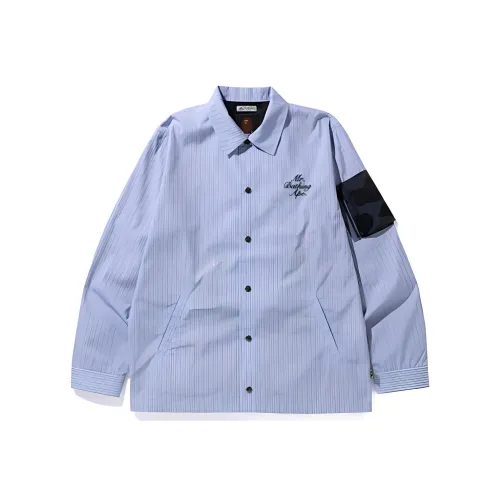 A BATHING APE Blue Men's Jackets A BATHING APE Синий Мужские Куртки