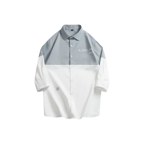 DOUBLE STAR 88 Рубашка Унисекс Синий Белый