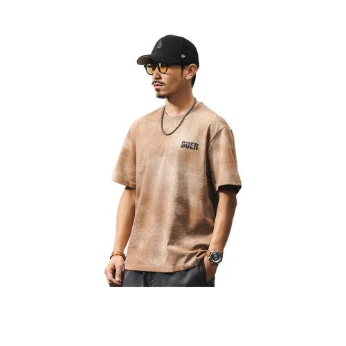 JIELEINUO T-рубашка Мужская Natural Коричневый