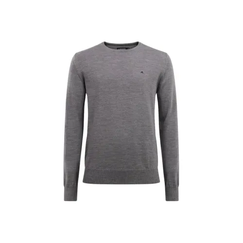 J.Lindeberg Lyle Merino Crew Neck Sweater Men's Gray J.Lindeberg Lyle Merino Свитер с круглым вырезом Мужской Серый