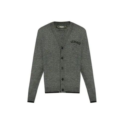 VERSACE Серый Мужской Трикотаж