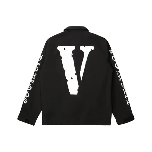 VLONE Big Logo Series Черный Белый Унисекс Куртки