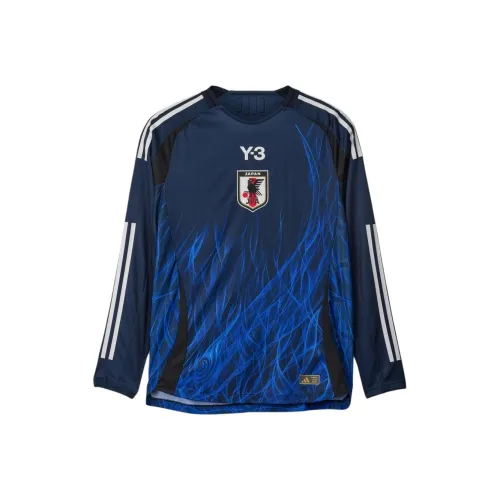 Y 3 JFA Co Branded SERIES Синяя Унисекс Рубашка T