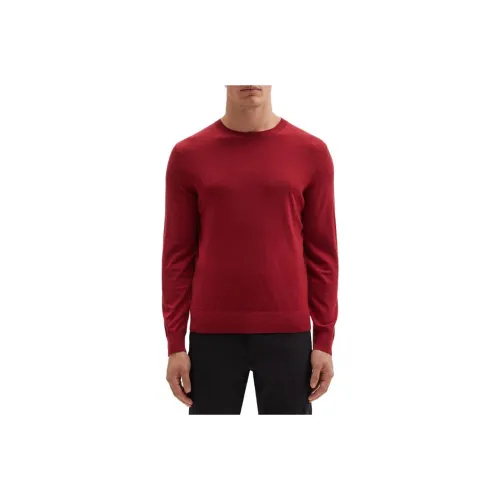 THEORY SS24 Свитер Мужской Красный Peony