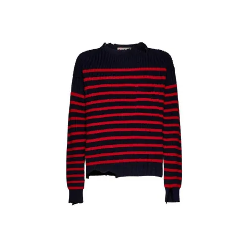 MARNI Черный Красный Мужские Свитера