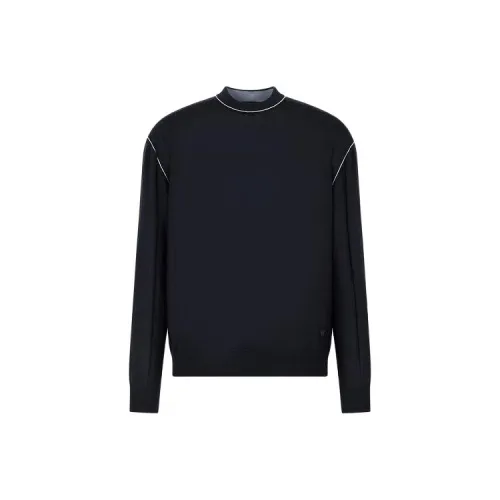 EMPORIO ARMANI Свитер Мужской Морской Синий