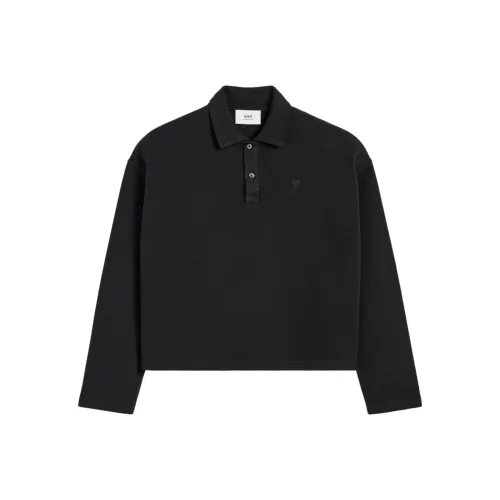 AMIPARIS SS24 Поло Унисекс Черный