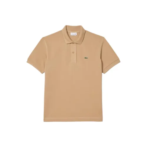 LACOSTE Collaboration Бежевая Мужская Поло