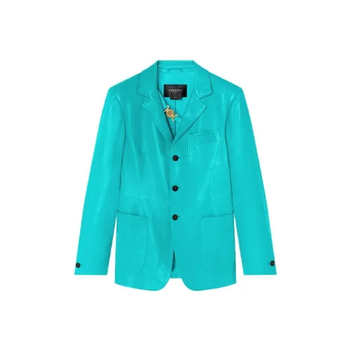 VERSACE Blue Men's Jackets VERSACE Синий Мужские Куртки