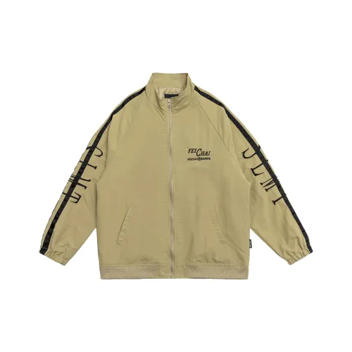 FEICHAI Loose Fit Jacket Unisex Khaki FEICHAI Свободный крой Куртка Унисекс Хаки